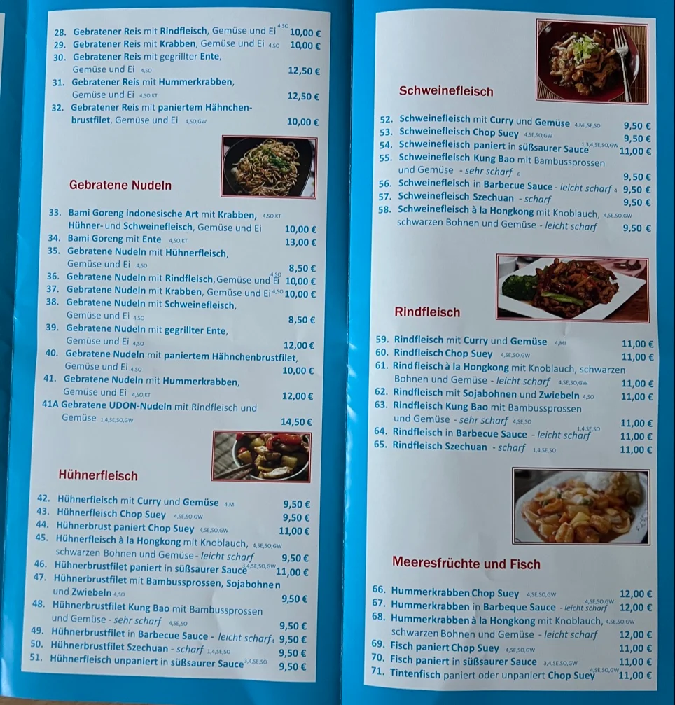Speisekarte photo 1