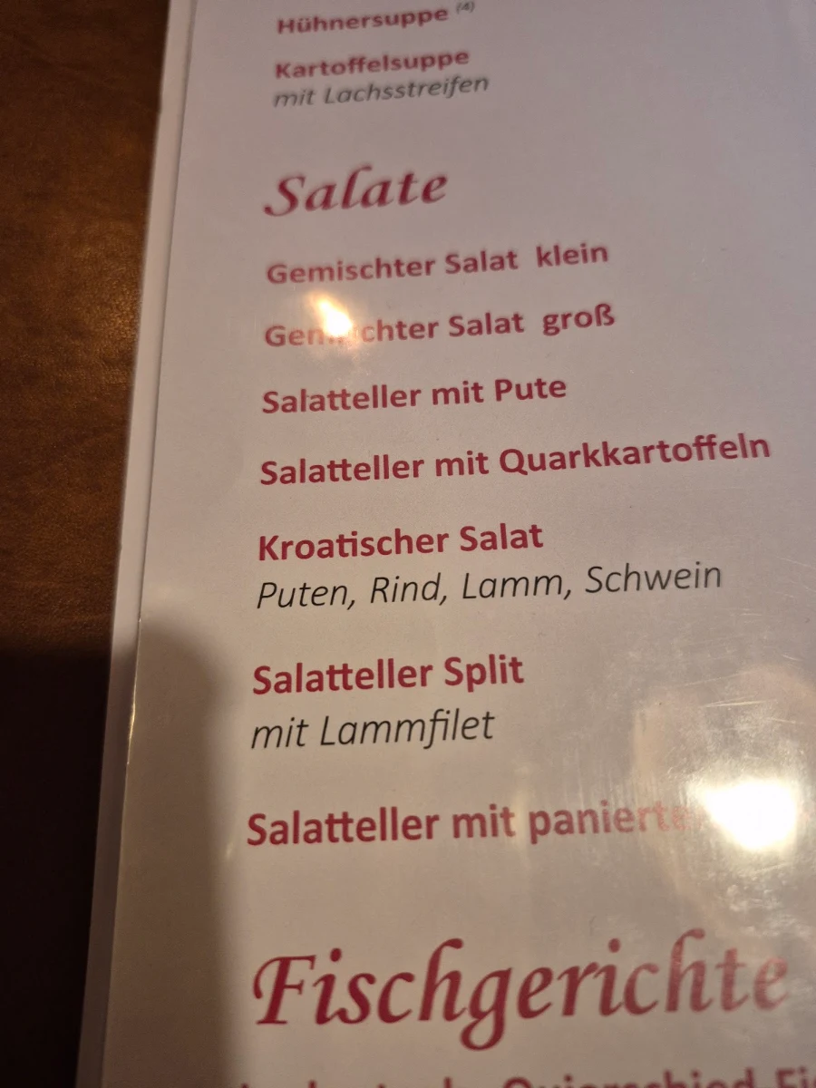 Speisekarte photo 2