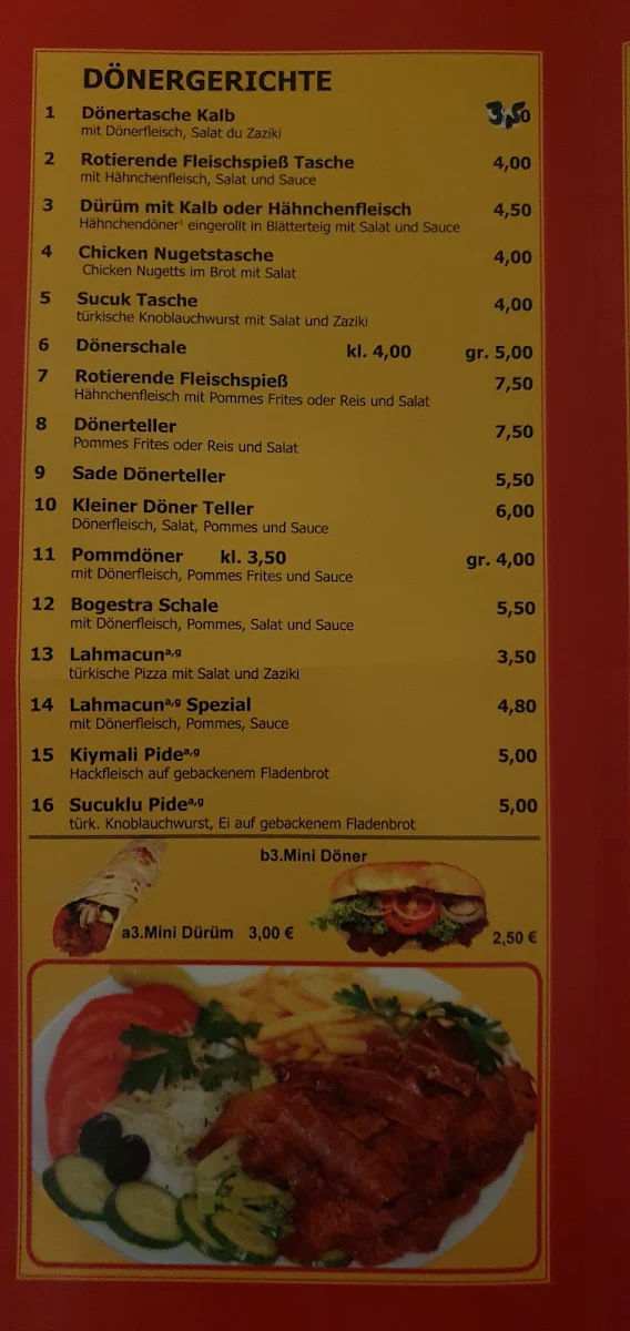Speisekarte photo 3