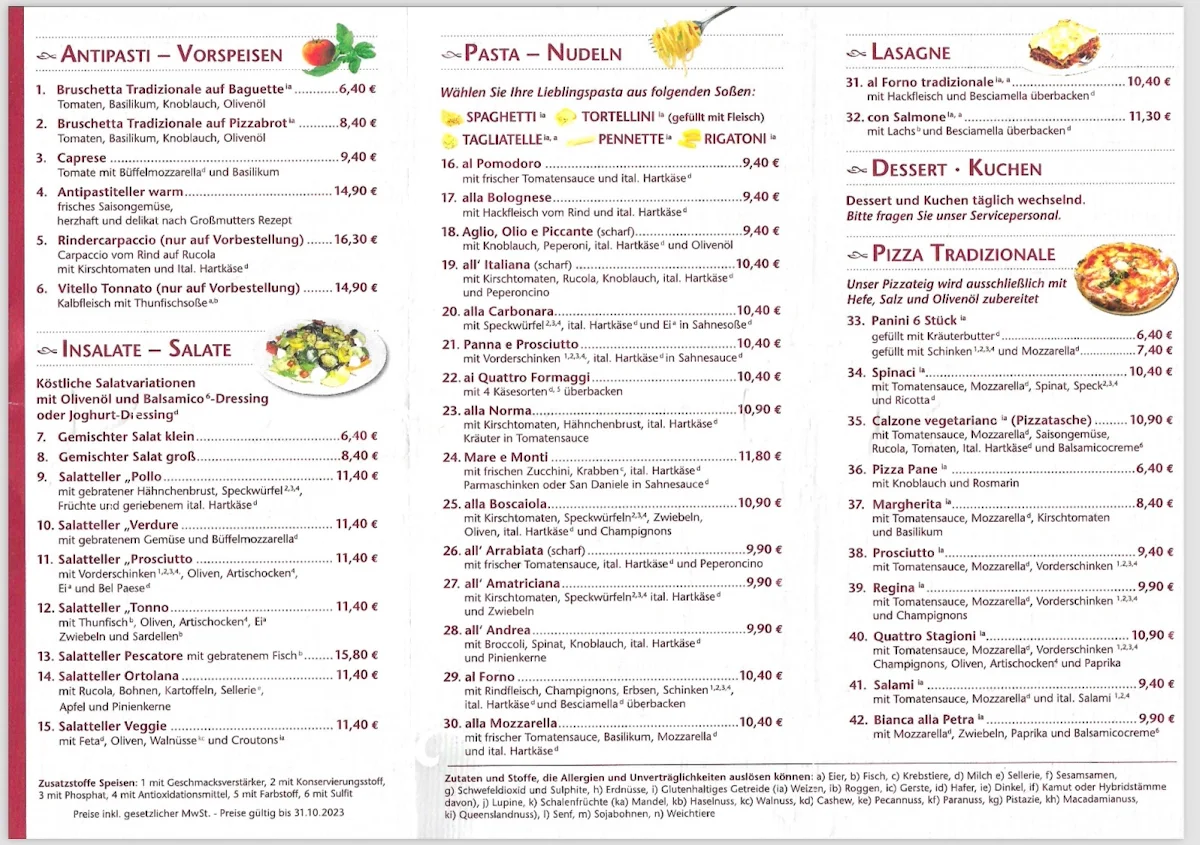 Speisekarte photo 3