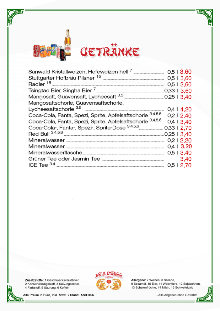 Speisekarte photo 2