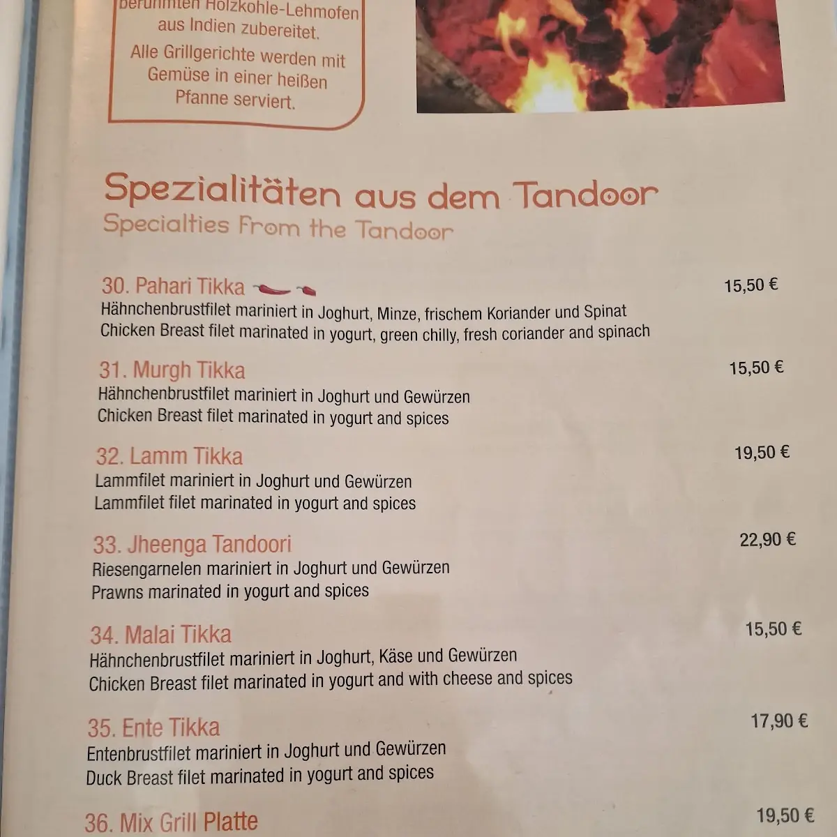 Speisekarte photo 1