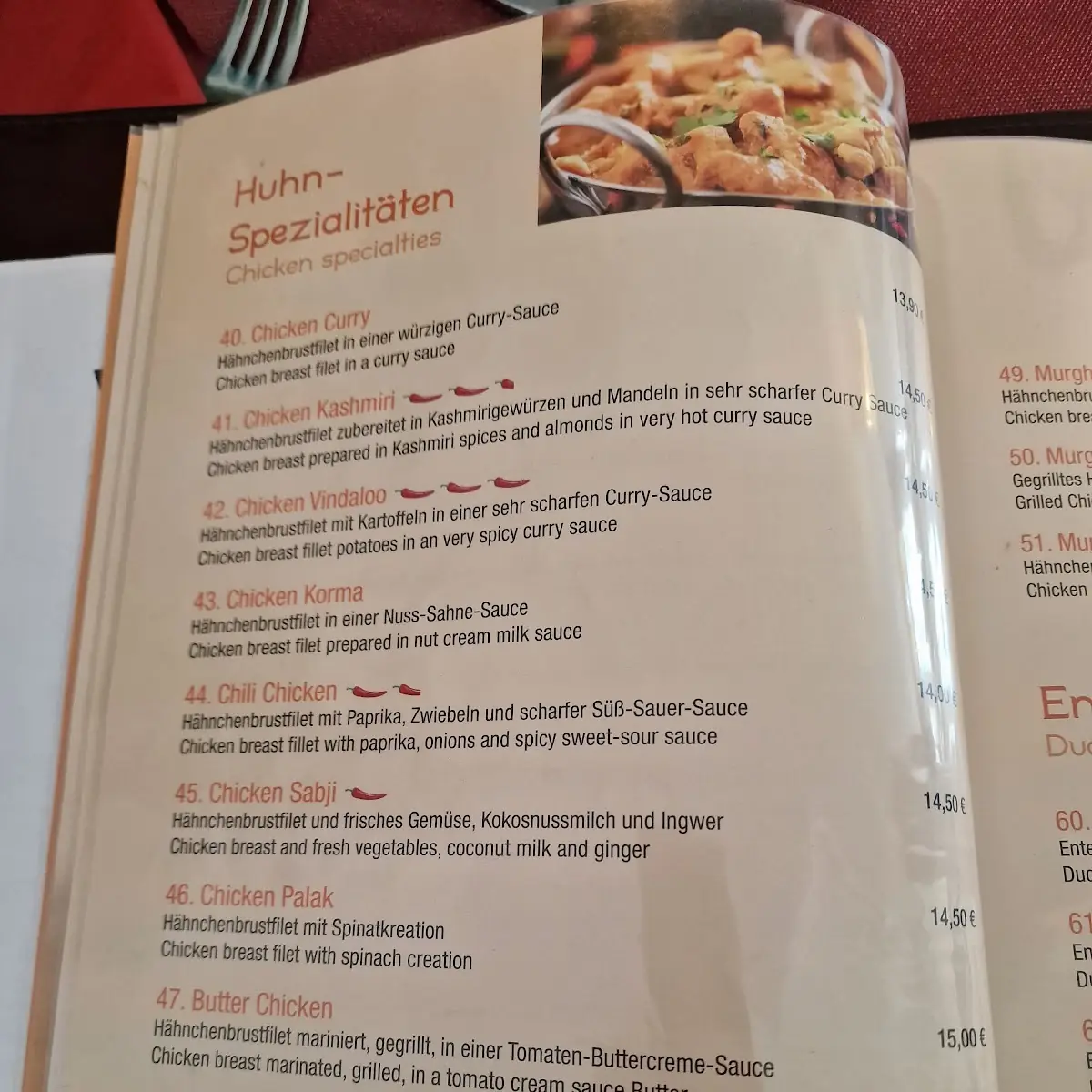 Speisekarte photo 3