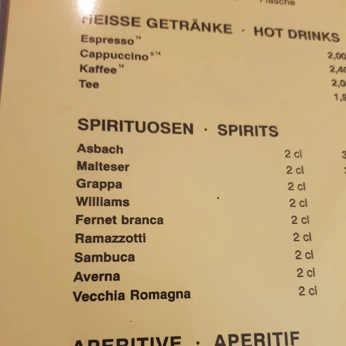 Speisekarte photo 4