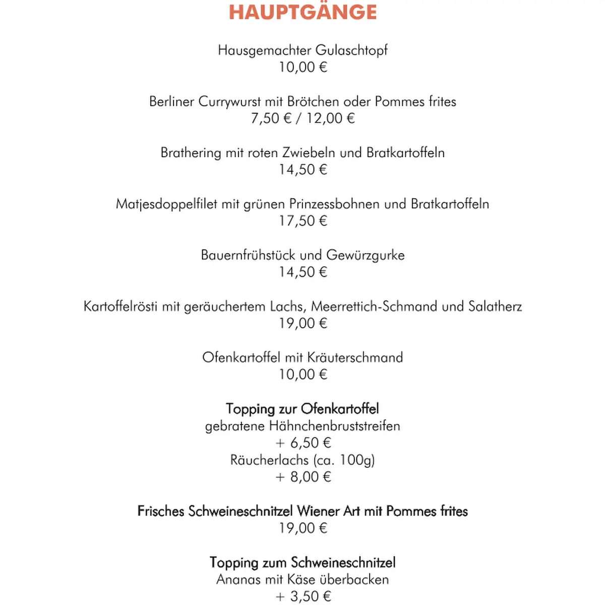 Speisekarte photo 5
