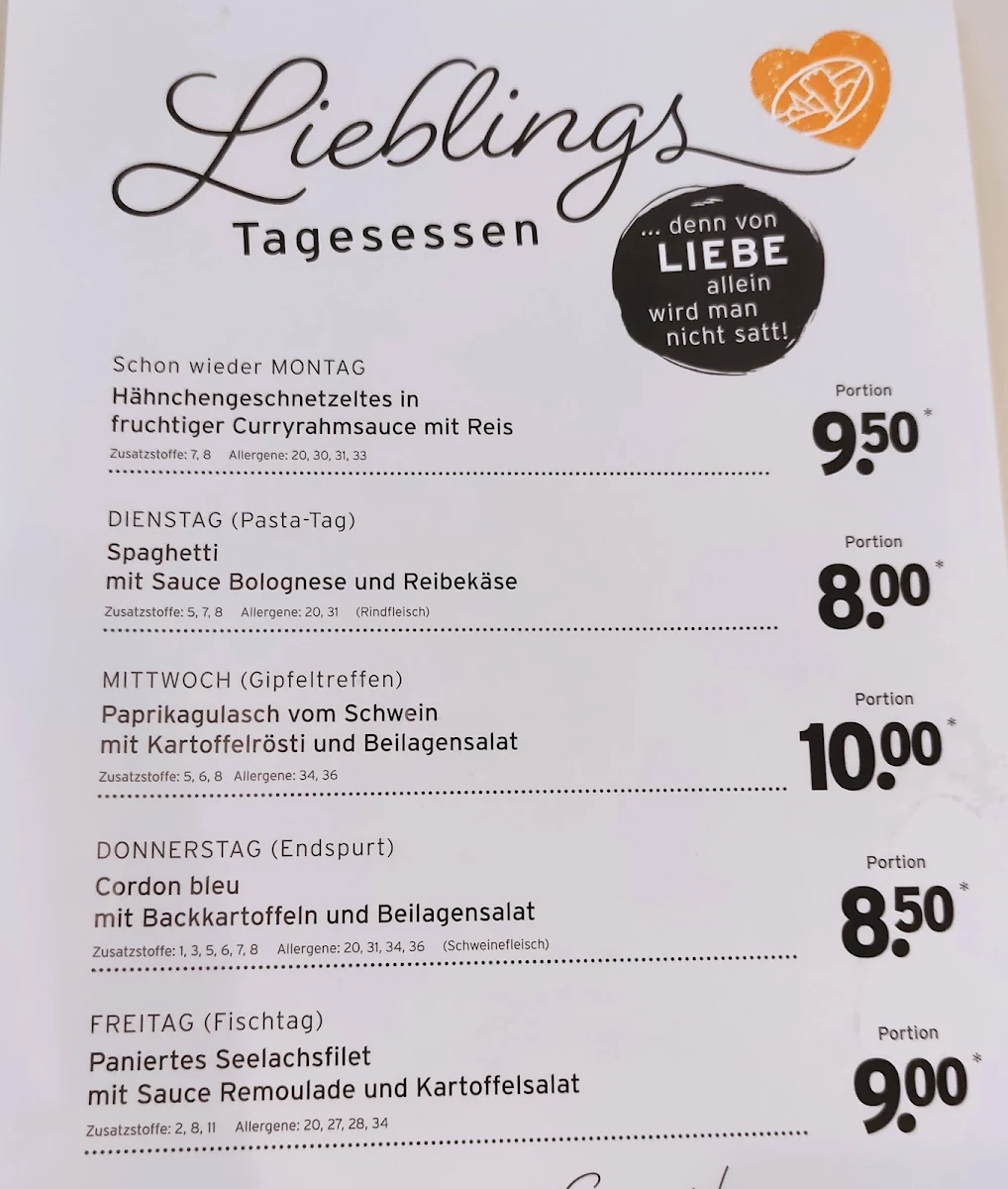 Speisekarte photo 2