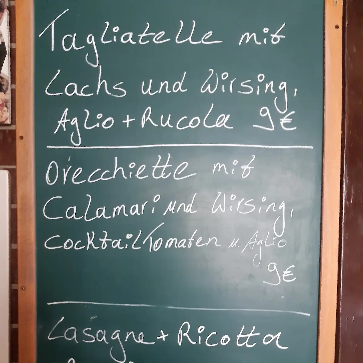 Speisekarte, Pizzeria D'Angella Antonio