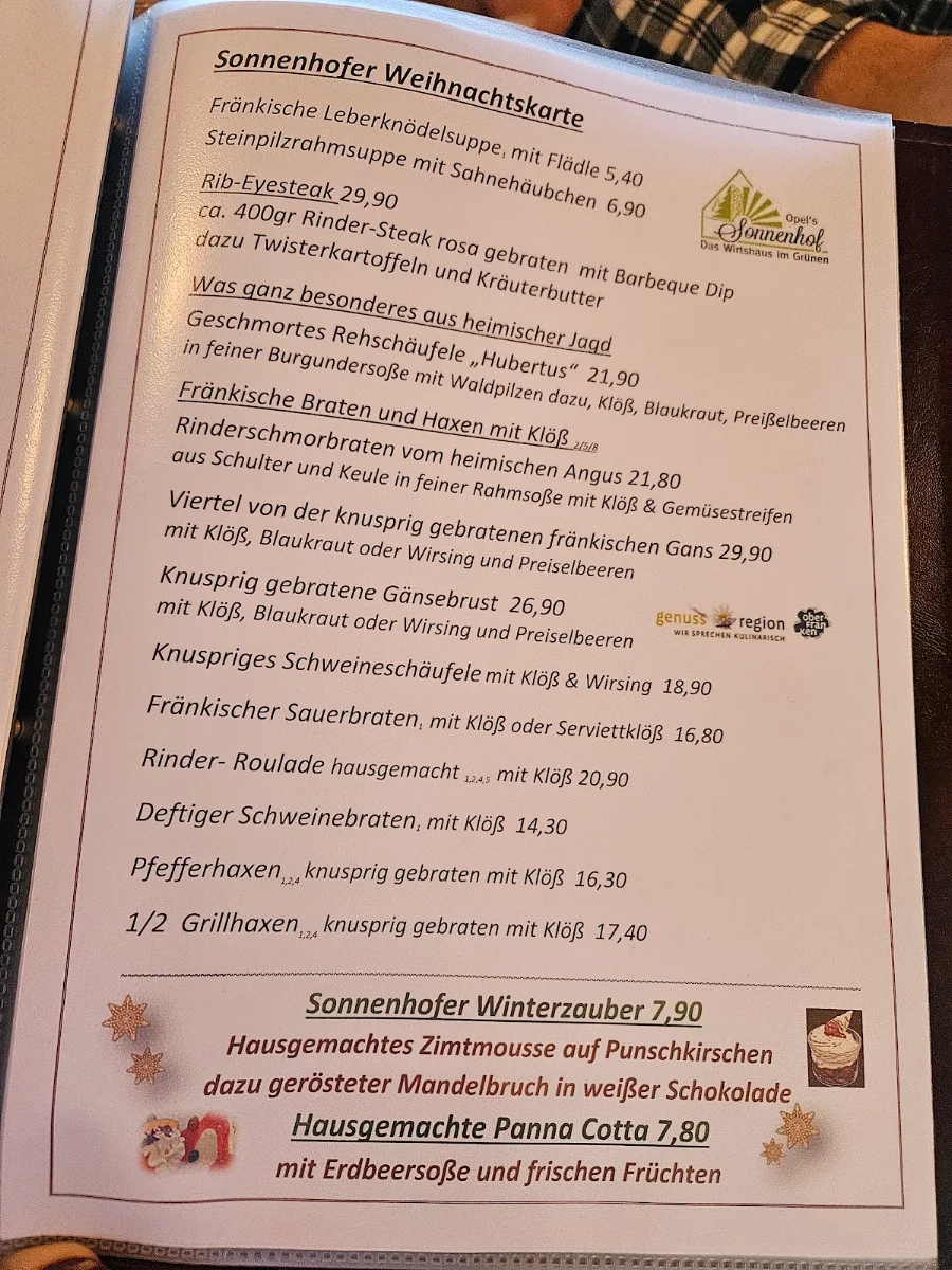 Speisekarte photo 1