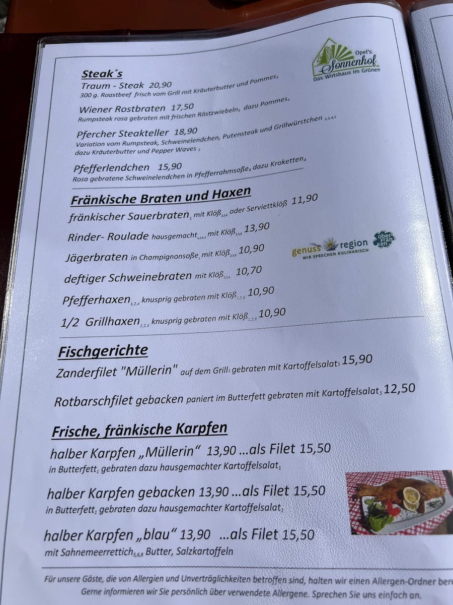 Speisekarte photo 8