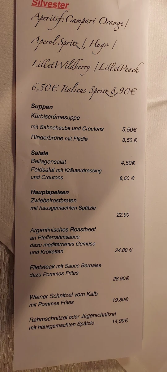 Speisekarte photo 4