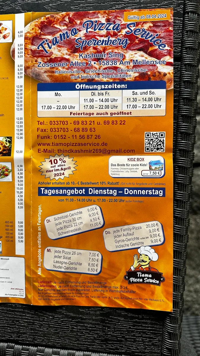 Speisekarte photo 2