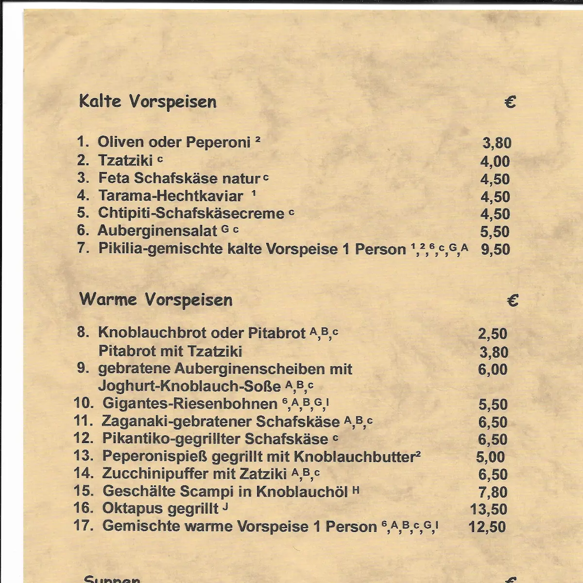 Speisekarte photo 3