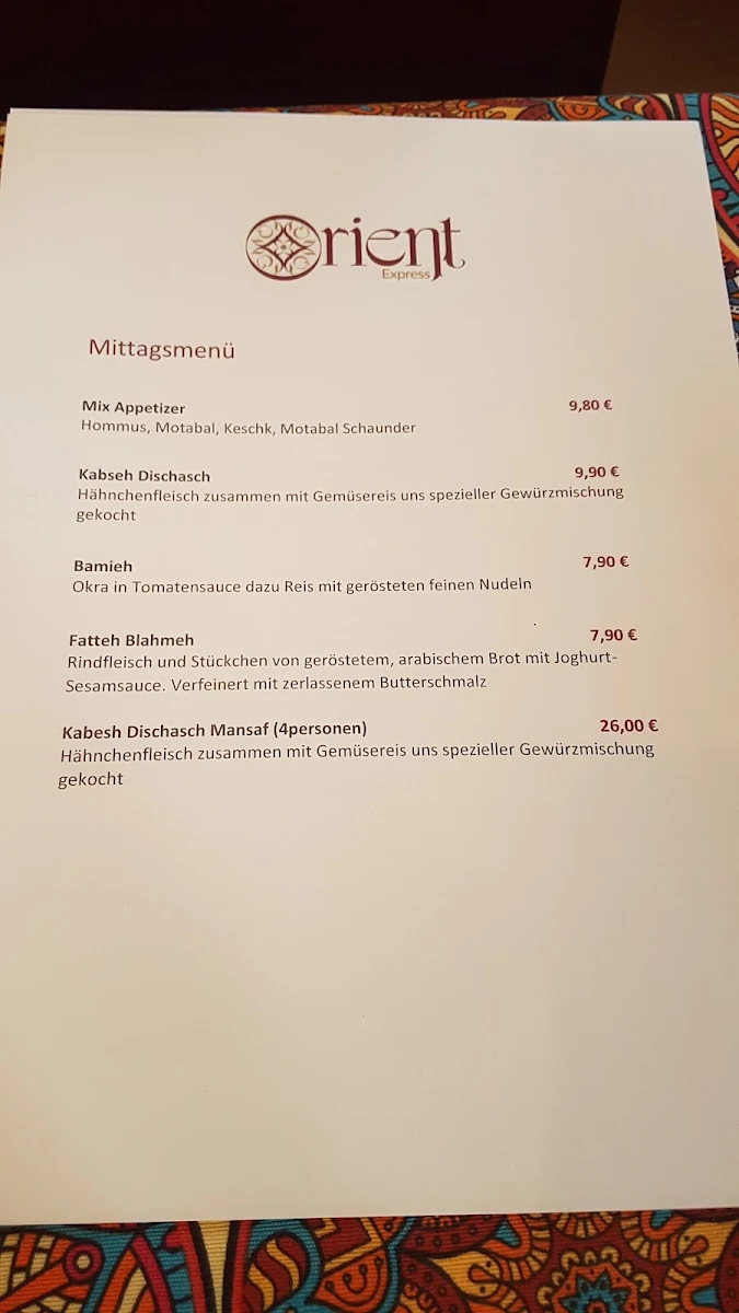 Speisekarte photo 10