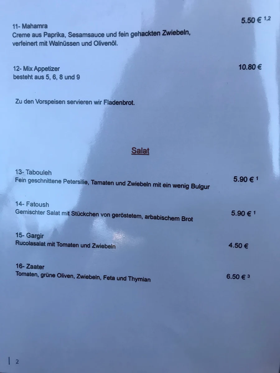 Speisekarte photo 3