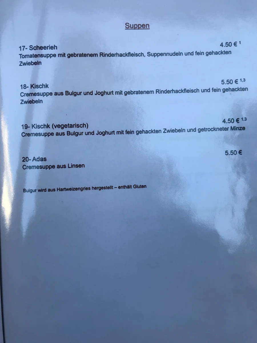 Speisekarte photo 5
