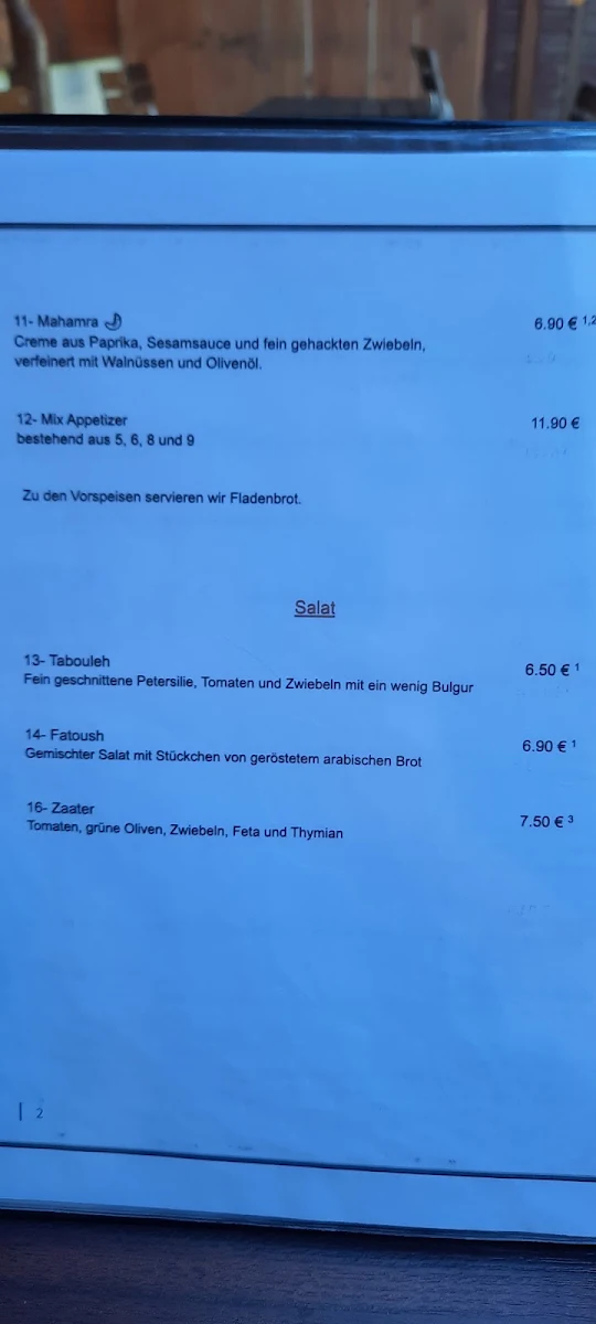 Speisekarte photo 9