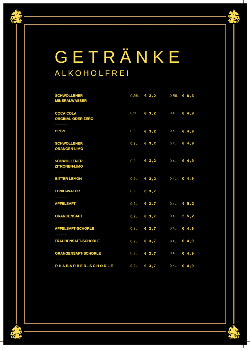 Speisekarte photo 9