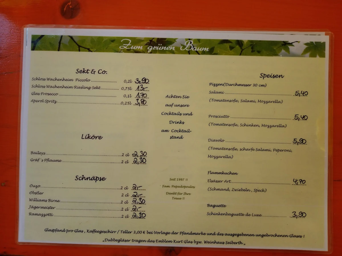 Speisekarte photo 2