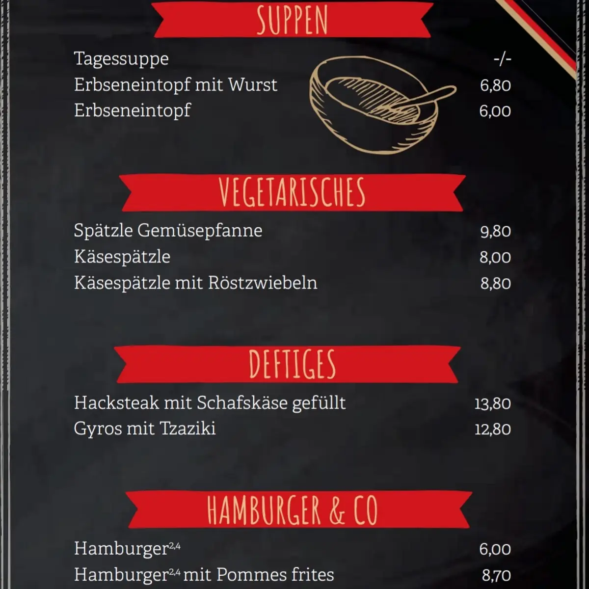Speisekarte photo 1