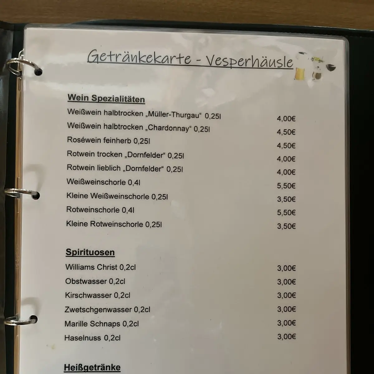 Speisekarte photo 2