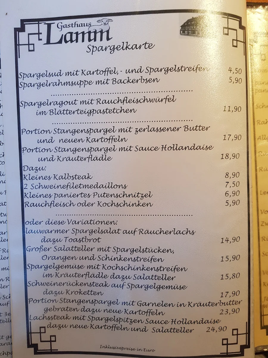 Speisekarte photo 1