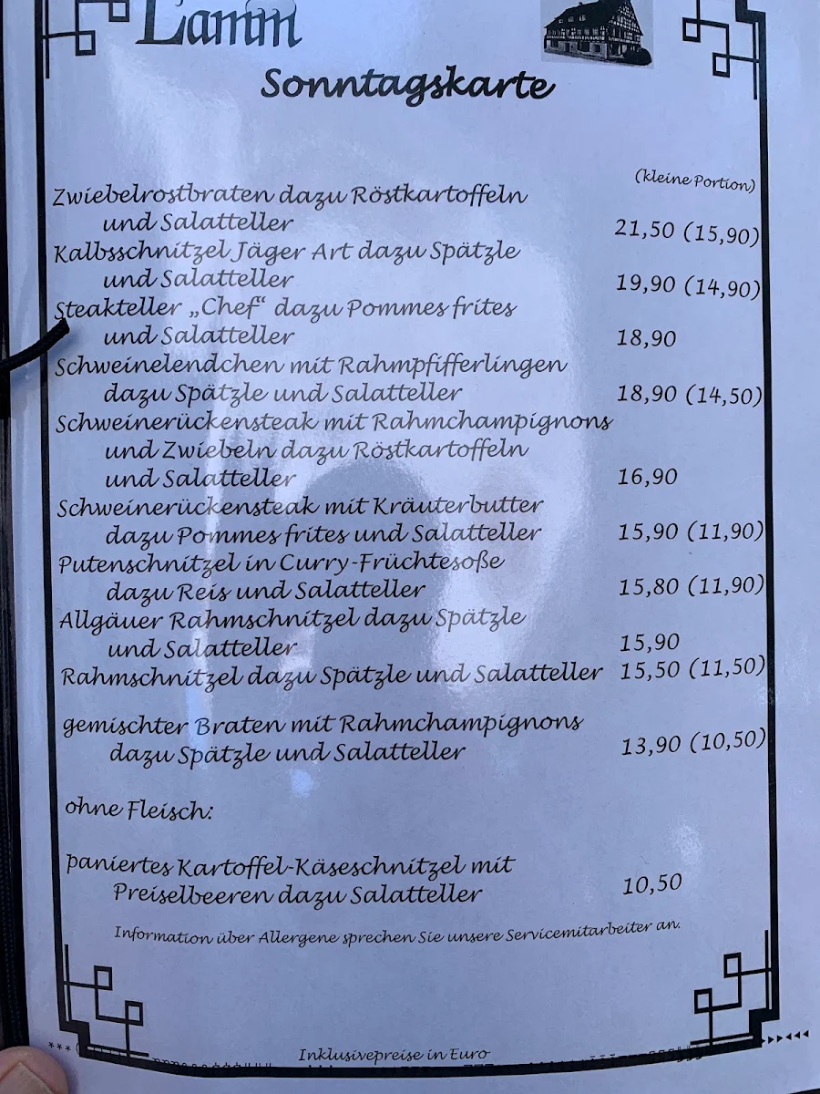 Speisekarte photo 2