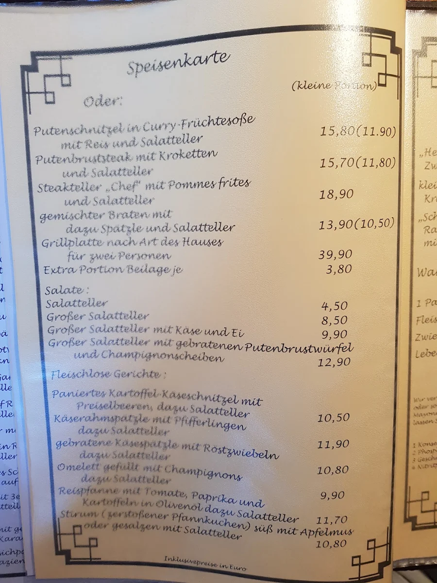 Speisekarte photo 3