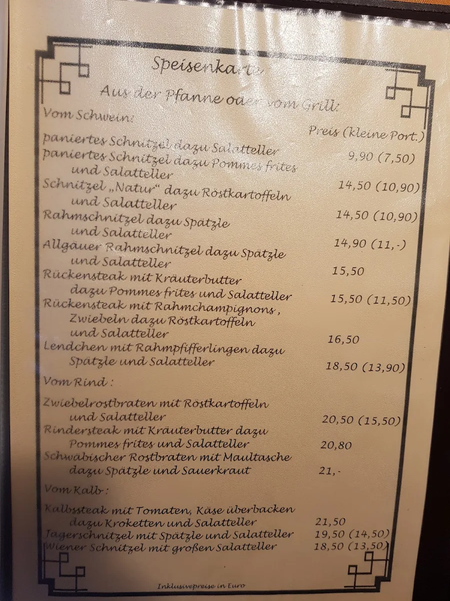 Speisekarte photo 5