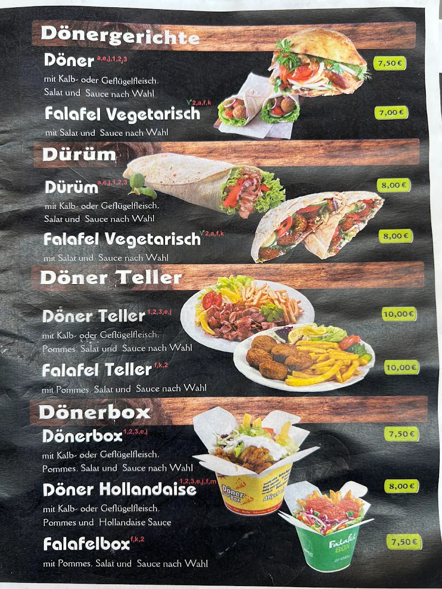 Speisekarte photo 3
