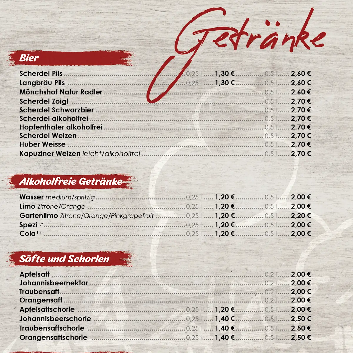 Speisekarte photo 2