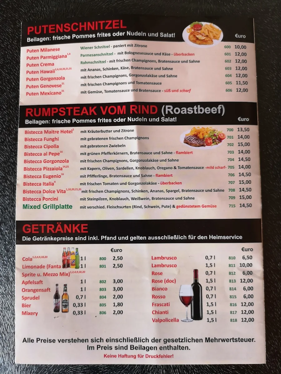 Speisekarte photo 2