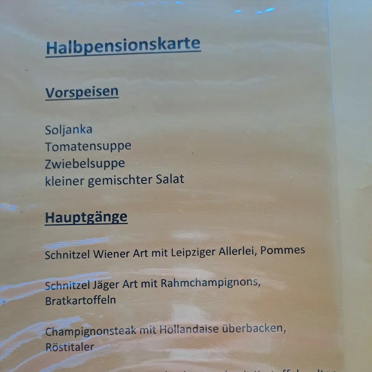 Speisekarte photo 1