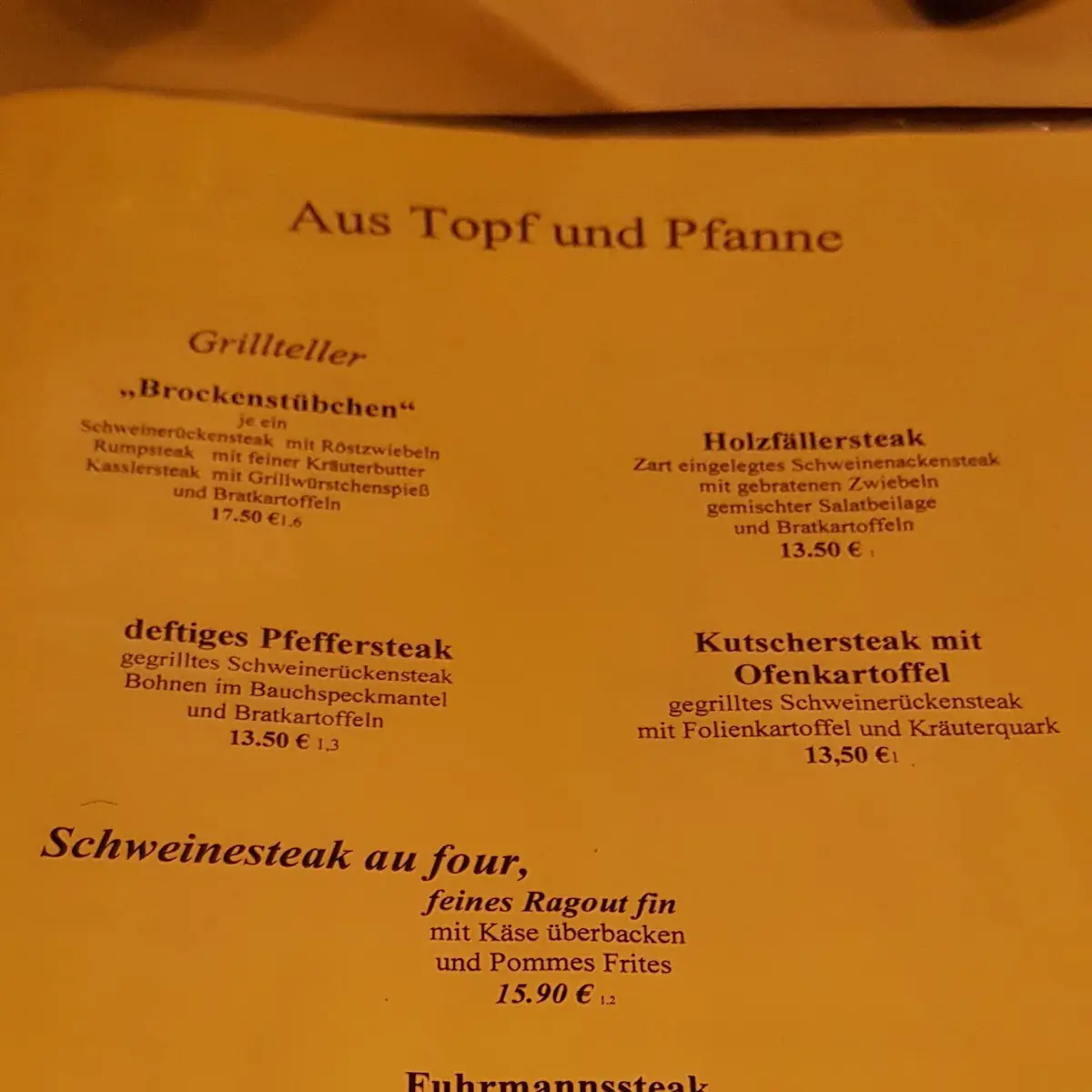 Speisekarte photo 10