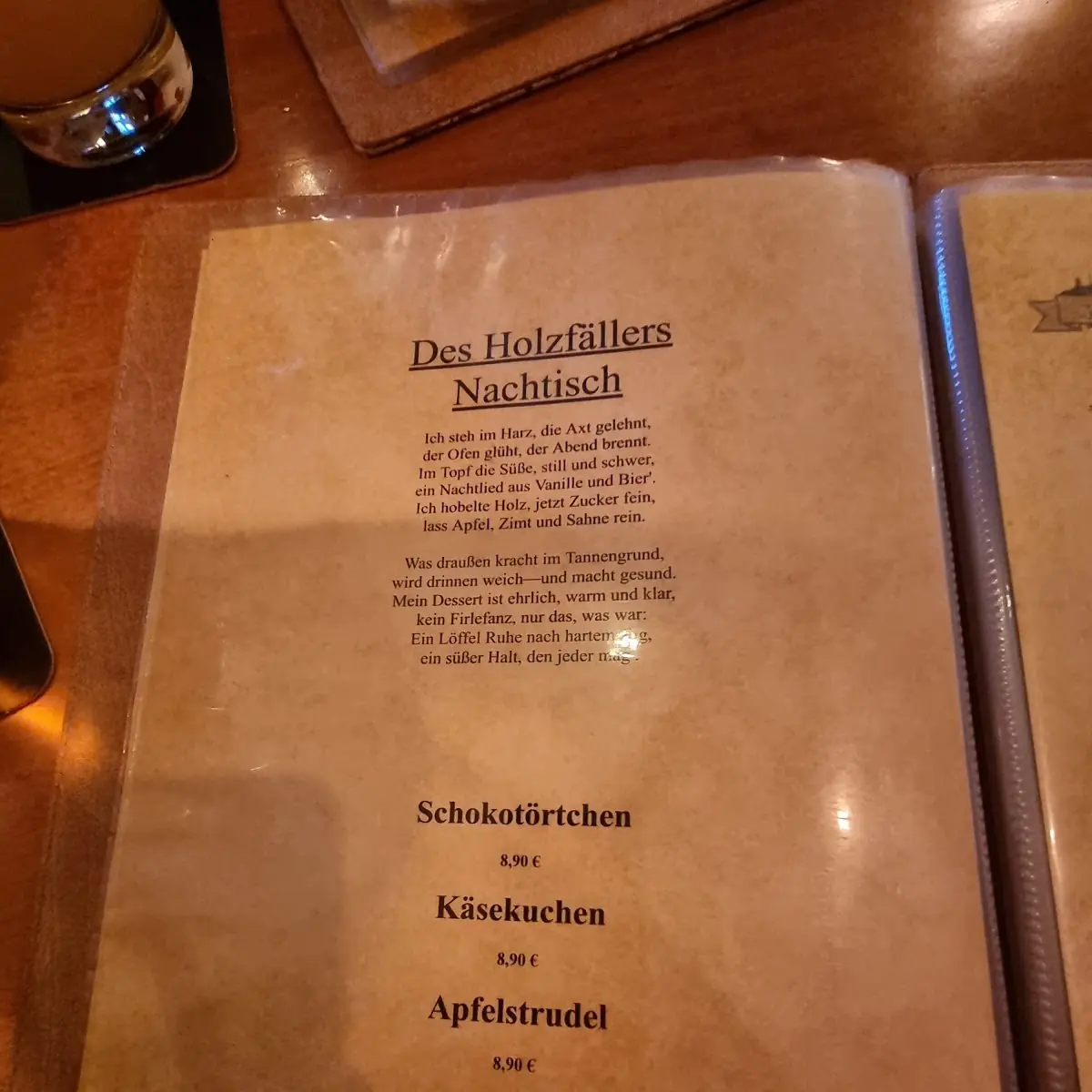 Speisekarte photo 2