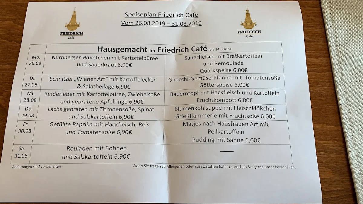 Speisekarte photo 1
