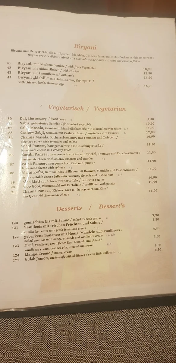 Speisekarte photo 4