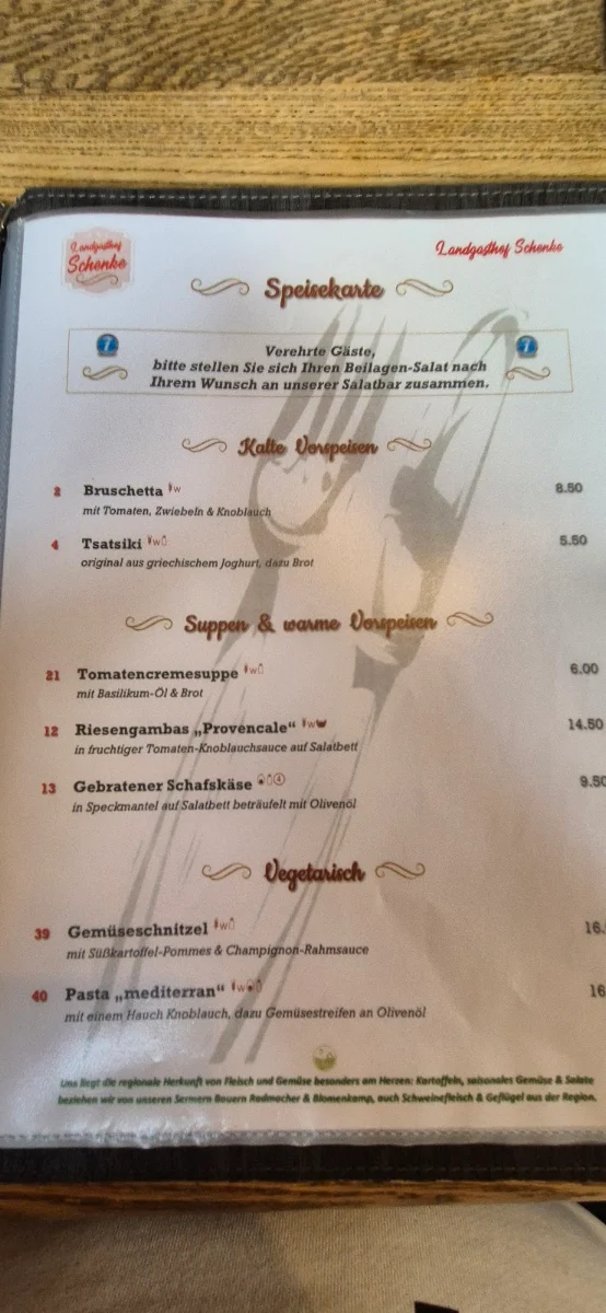 Speisekarte photo 3