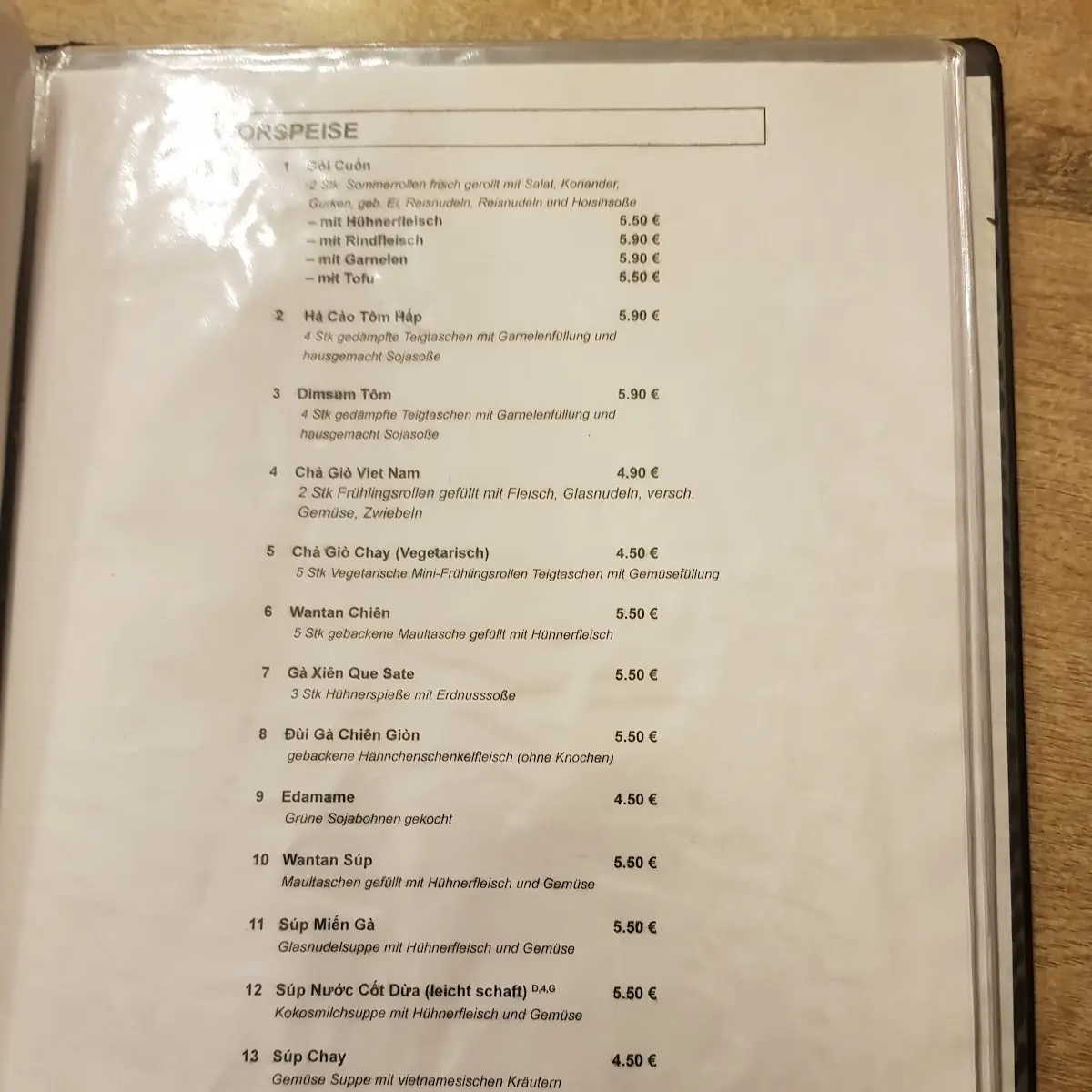 Speisekarte photo 3