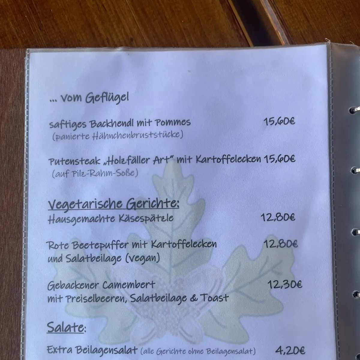 Speisekarte photo 6
