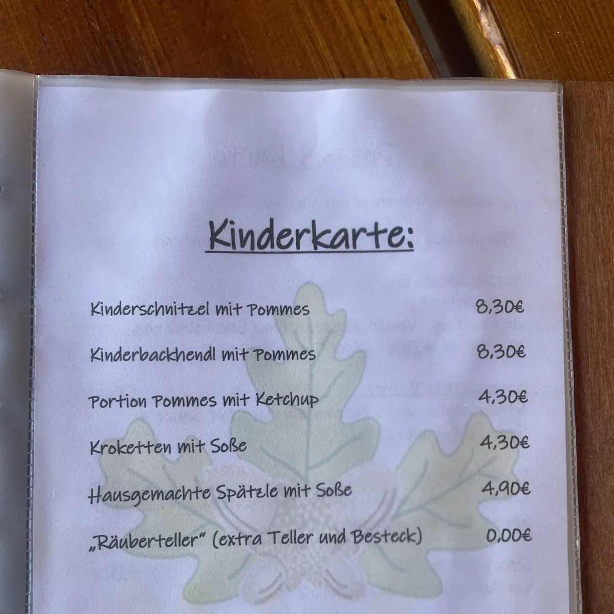 Speisekarte photo 9