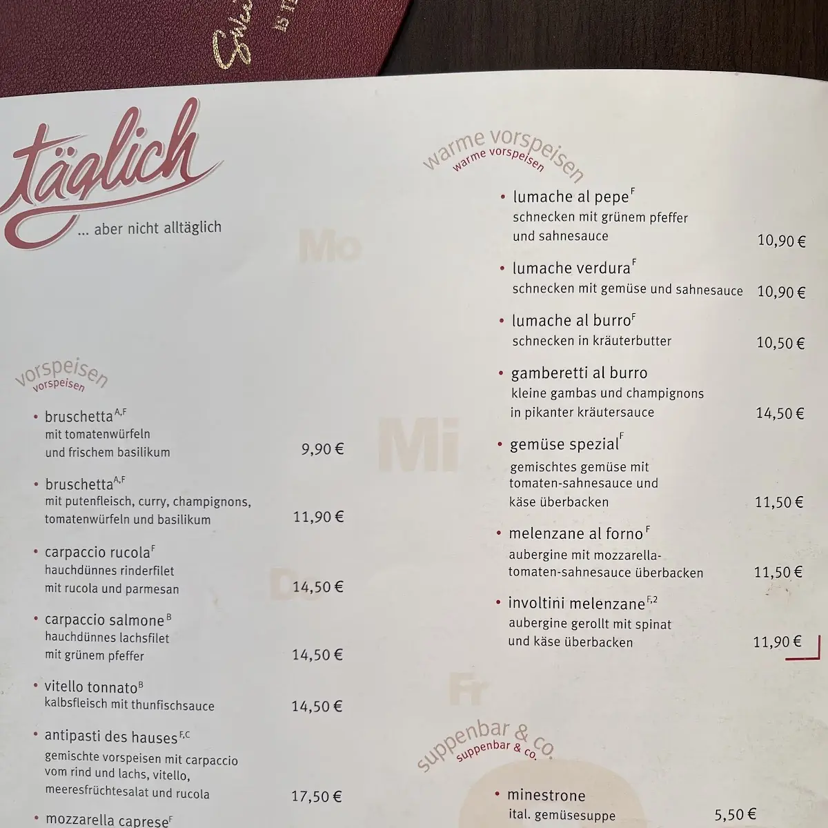 Speisekarte photo 8