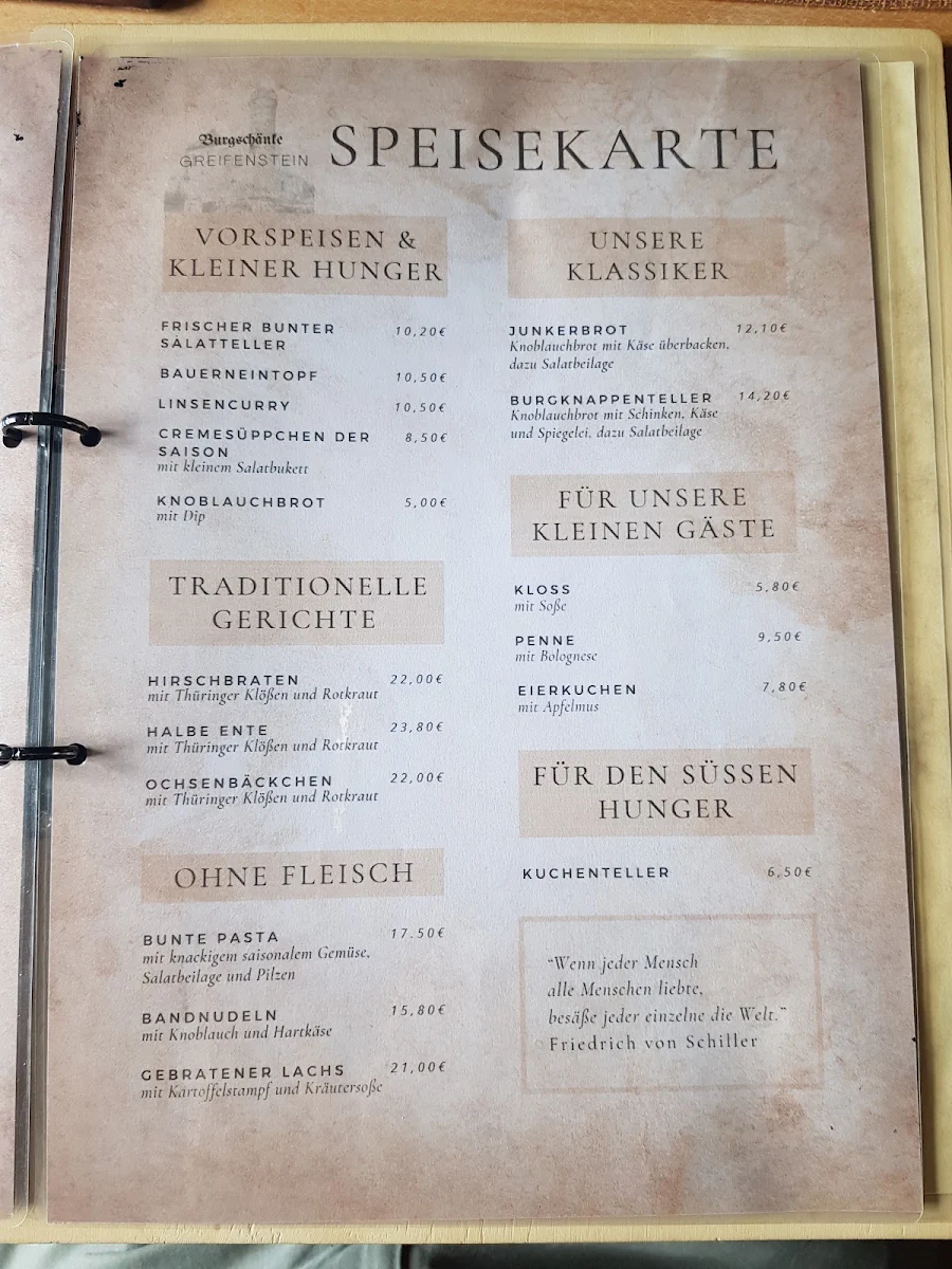 Speisekarte photo 1