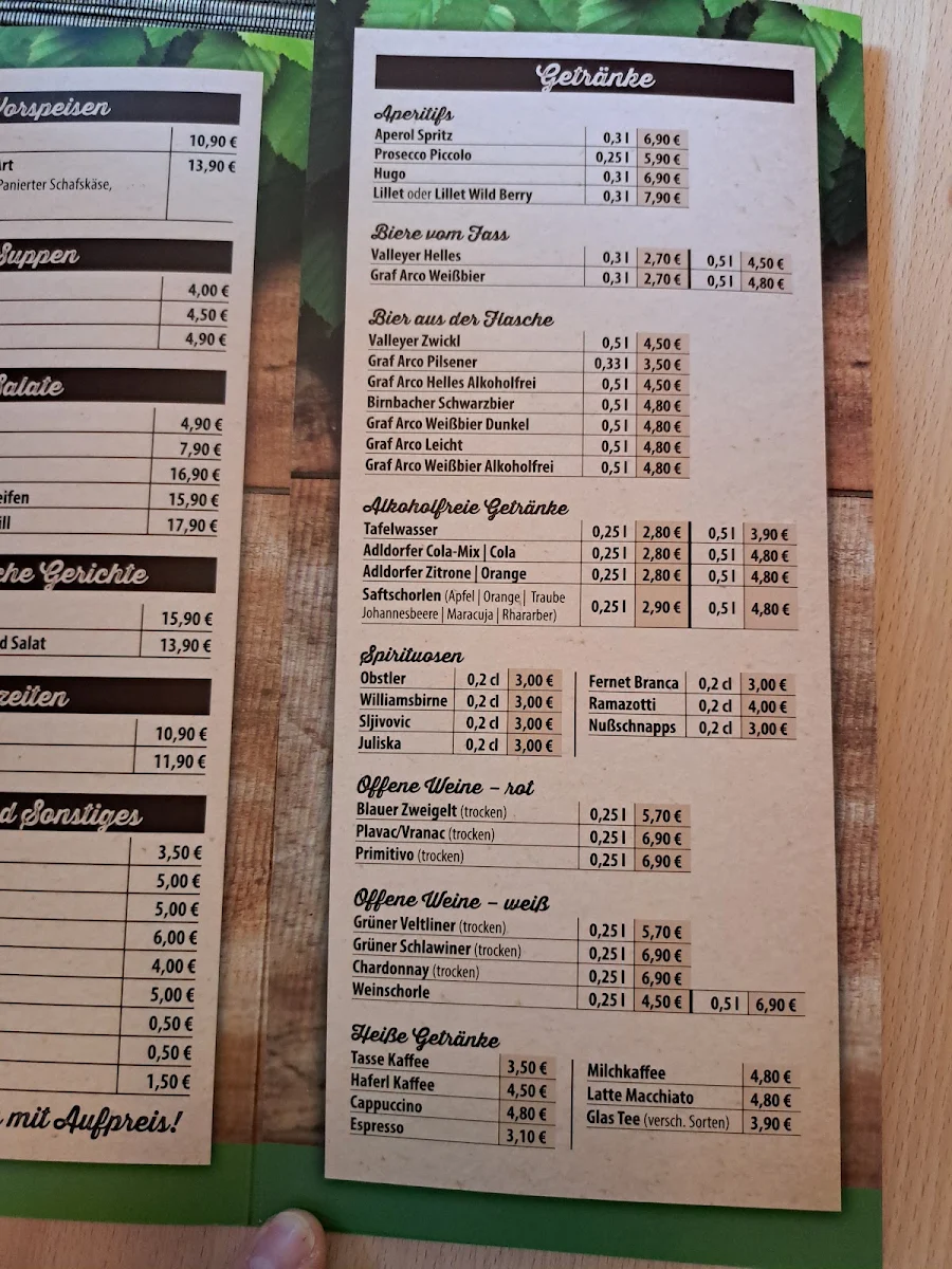 Speisekarte photo 2