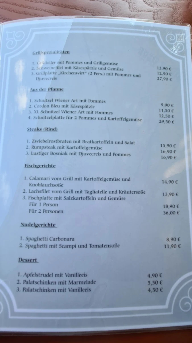 Speisekarte photo 5