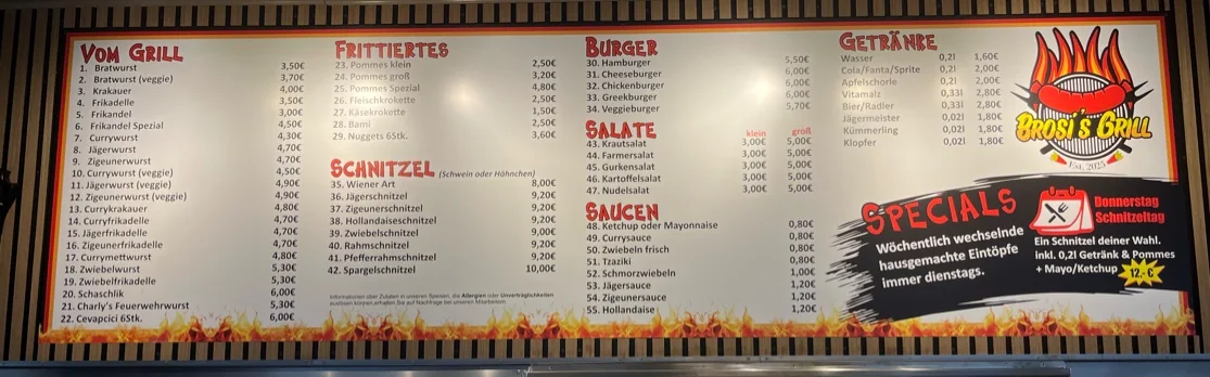 Speisekarte photo 2