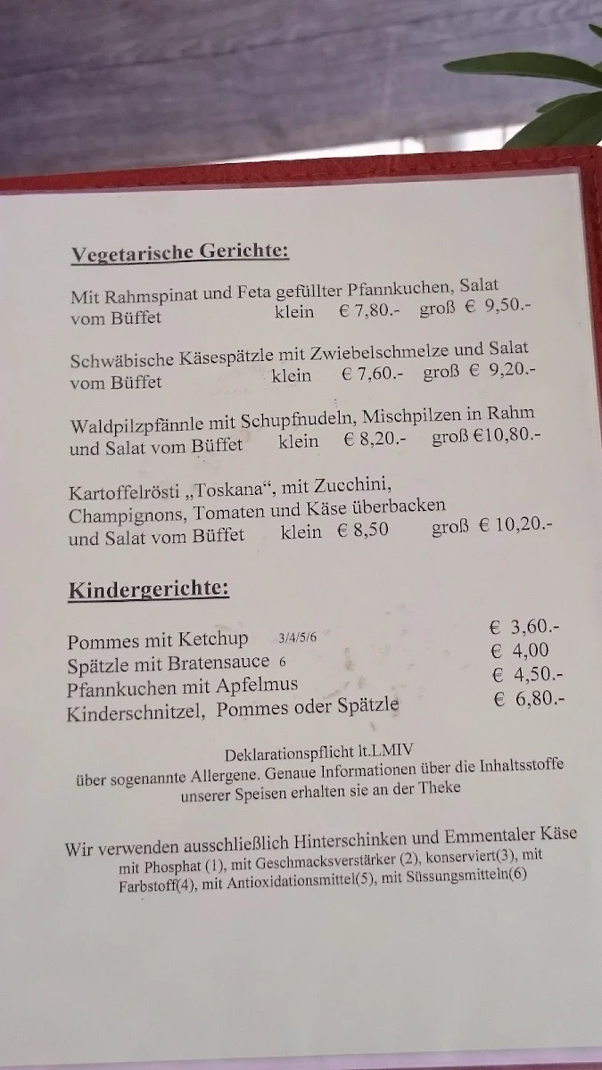 Speisekarte photo 4