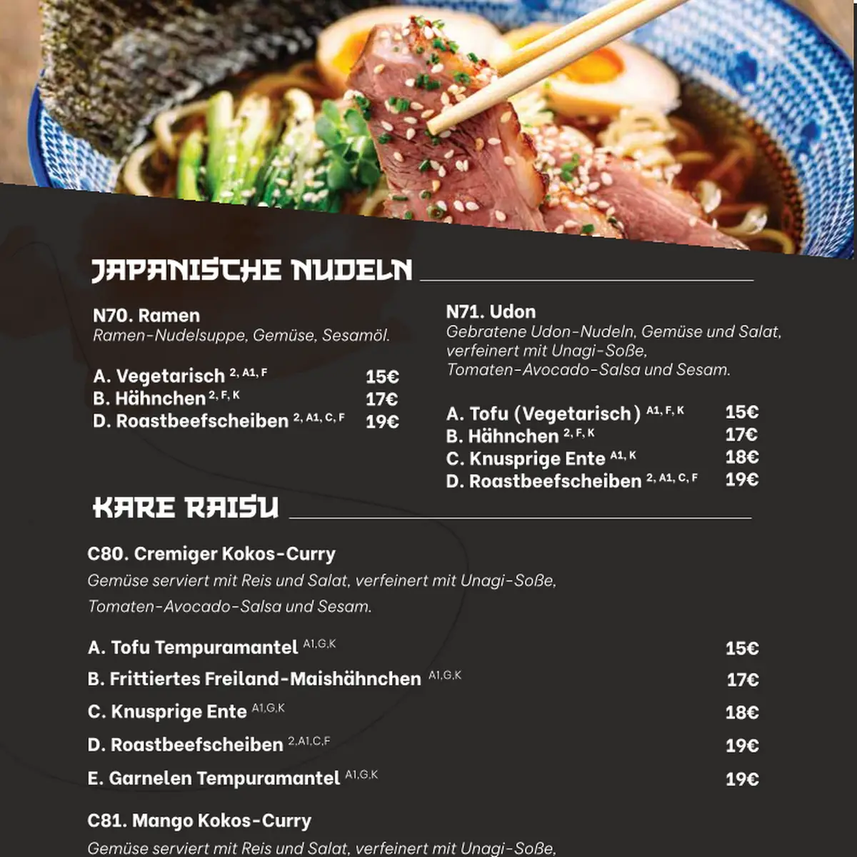 Speisekarte photo 1