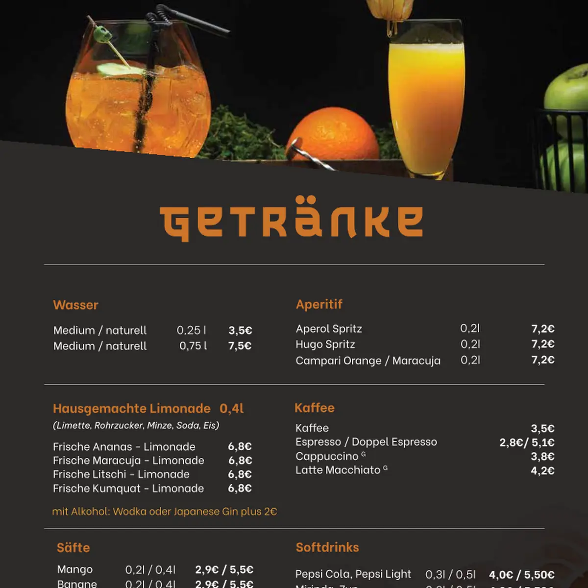 Speisekarte photo 5