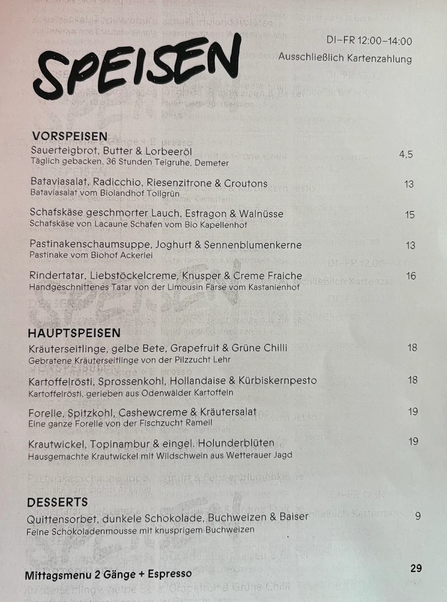 Speisekarte photo 2