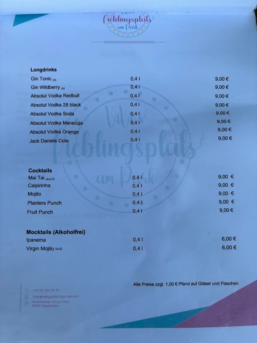 Speisekarte photo 2